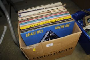 A box of records