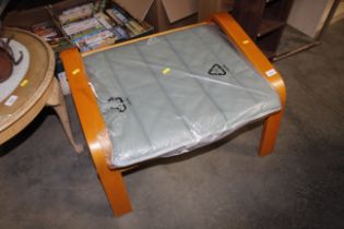 An Ikea footstool