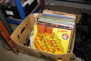 A box of records