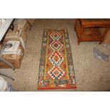 An approx. 152cm x 60cm Chobi Kelim rug