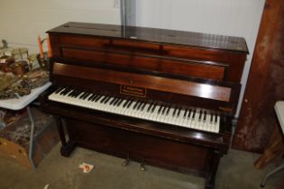 An F. Sebastian Paris & London upright piano retailed by Waring & Gillow Ltd London