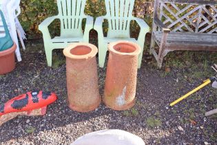 Two chimney pots