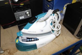 A Morphy Richards power steam iron