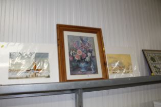 Brian Aldridge, two unframed watercolour studies a