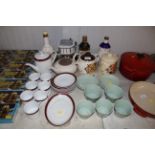 A collection of Woods ware teaware; Royal Porcelai