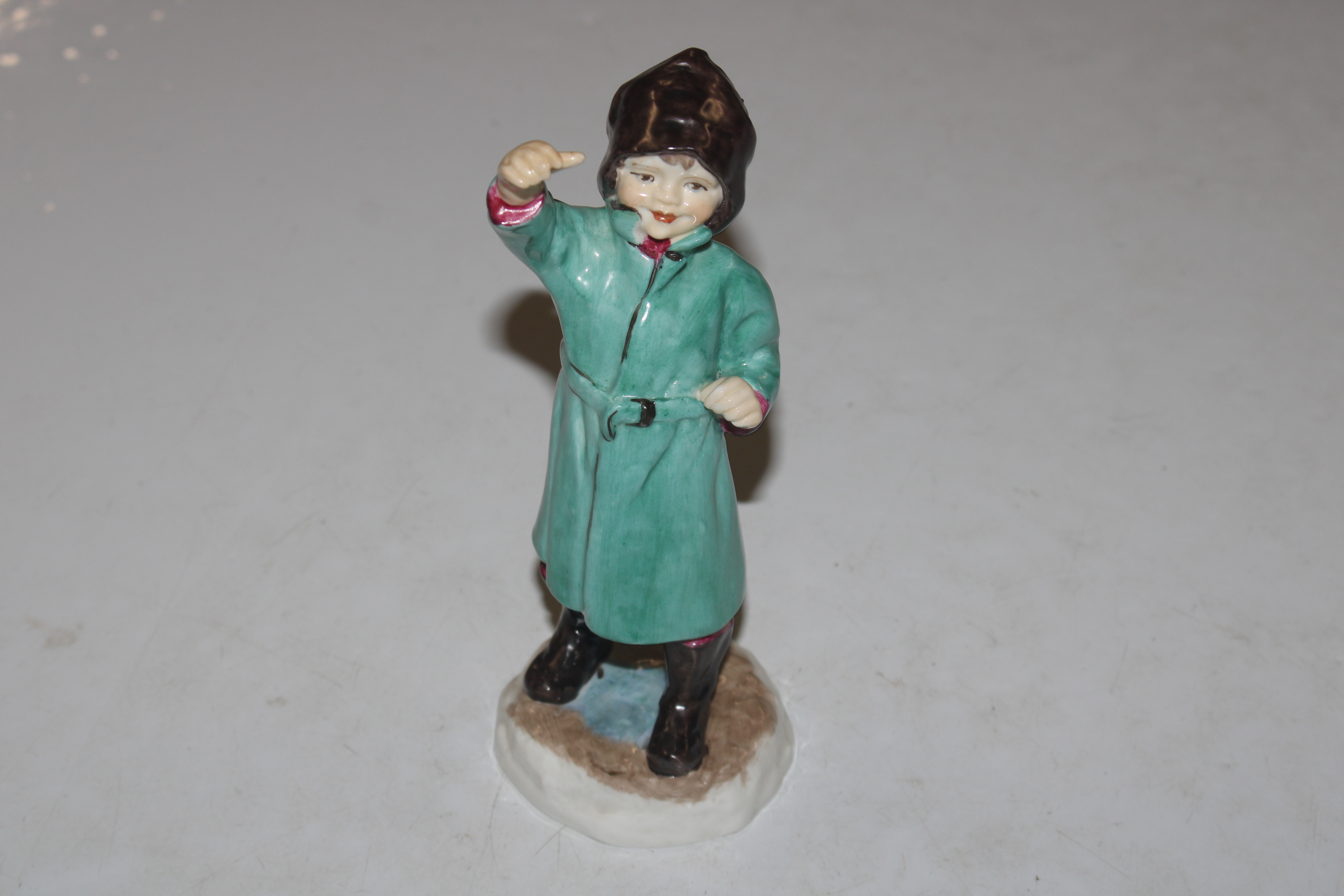 A Royal Worcester figure entitled "February" No. 3