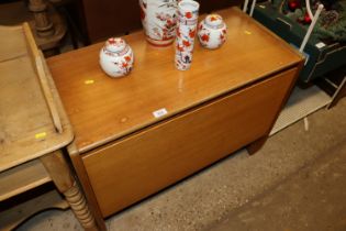 A teak G-plan design record cabinet