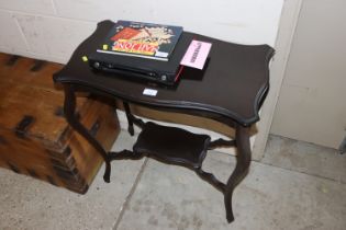 A mahogany centre table