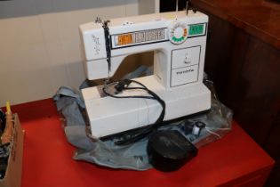 A Toyota sewing machine (lacking power lead)