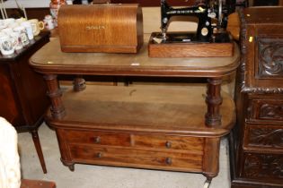 A Victorian mahogany buffet AF