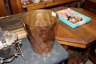 A Tom Dixon electric copper Champagne bucket with