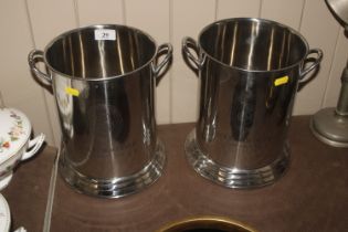 A pair of Champagne buckets