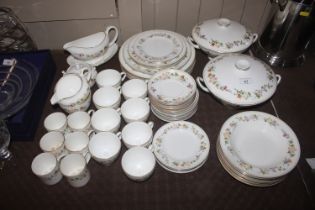 A collection of Wedgwood "Mirabelle" patterned dinner and tea ware