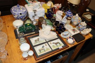 A large quantity of various china to include coffe