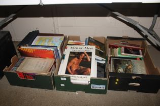 Three boxes of assorted books including Observer b
