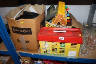 A collection of vintage and other children's toys