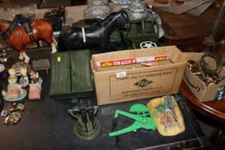A quantity of vintage Action Men AF and some relat