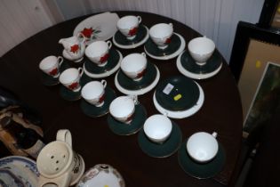 A collection of Royal Albert "Tahiti" teaware