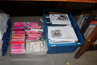 Two boxes containing Ordnance Survey maps and othe