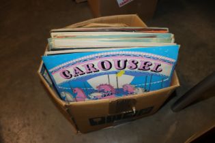 A box of records