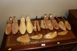 A collection of shoe stretchers
