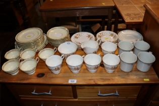 A quantity of teaware to include Colclough Avon an