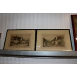 Henry G Walker, two pencil signed prints "The Ship