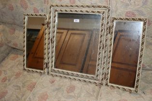 A triptych mirror