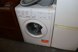 An Indesit washing machine