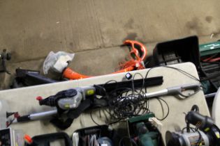 An Eckman electric long reach hedge trimmer