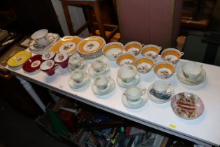 A quantity of various teaware