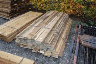 A quantity of feather edge fencing boards NB + VAT