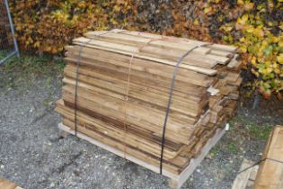 A quantity of feather edge fencing boards NB + VAT