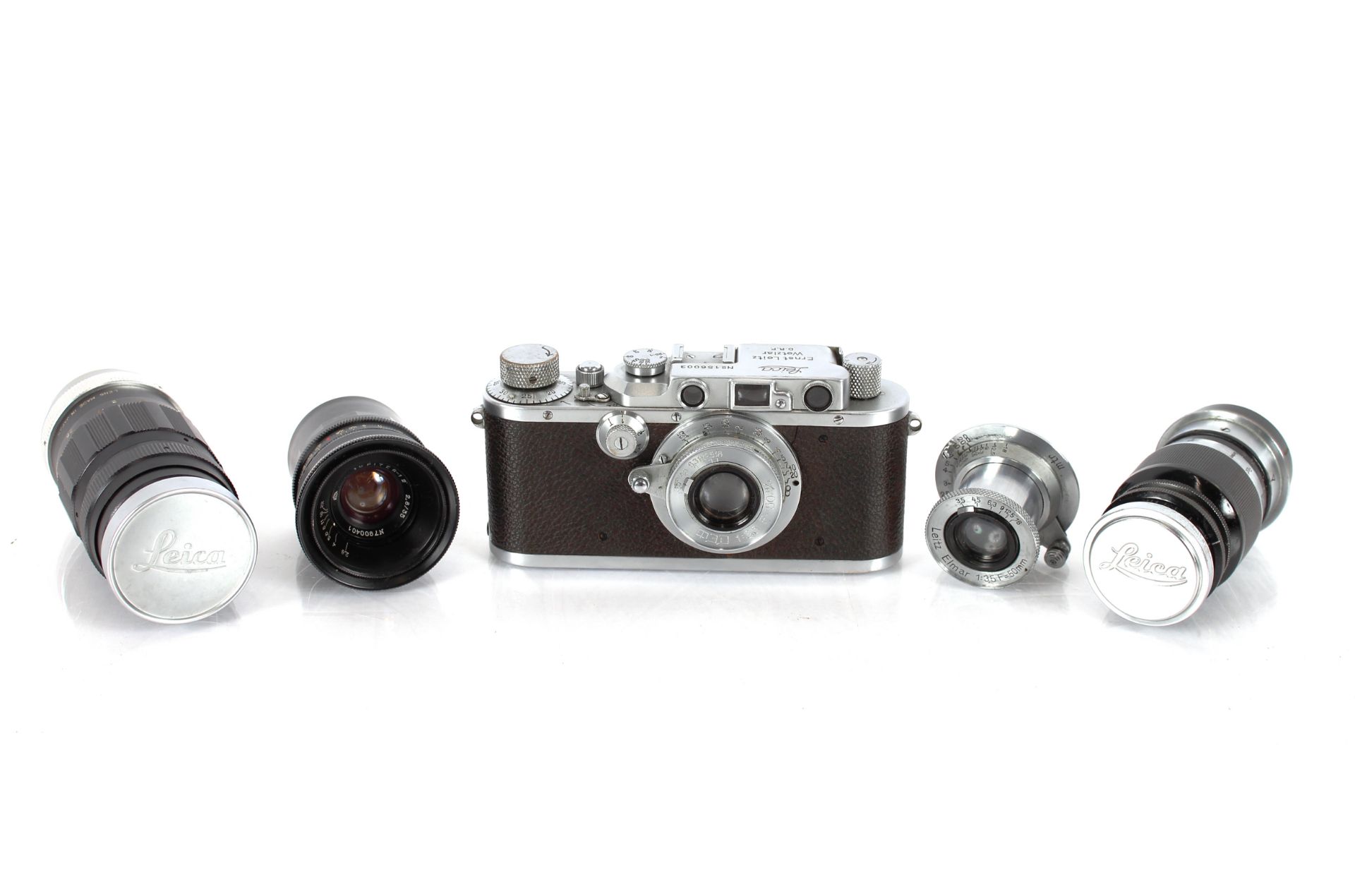 An Ernest Lights Wetzlar D.R.P Leica camera No.156