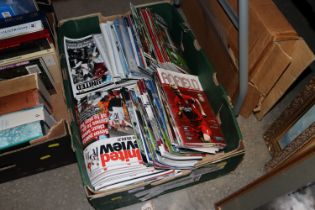 A box of various football programmes to include Ma