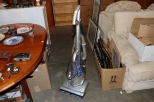 A Sanyo upright vacuum cleaner