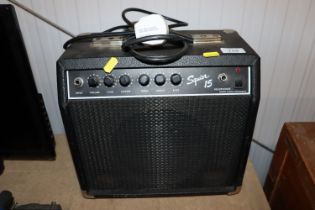 A Squire 15 amplifier