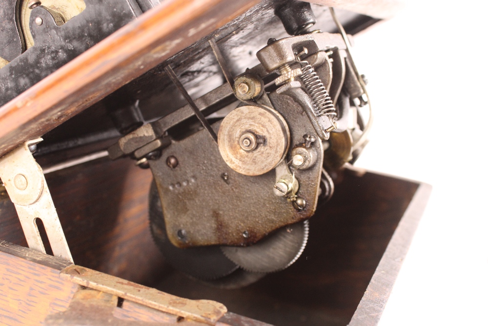 An Edison standard phonograph, in oak carrying cas - Image 8 of 12