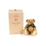 A Steiff Teddy Bear "Jubilaums - Teddy Bar 2002" blonde, 44cm, boxed in original box