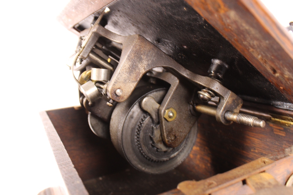 An Edison standard phonograph, in oak carrying cas - Image 7 of 12