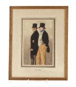 Richard Dighton 1785-1880, study of Admiral Henry John Rous and his brother John 2nd Earl of