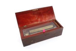 ** Online video available ** A Swiss music box by Le Coultre, circa 1860's, 11