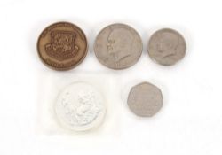 A Concorde plastic folder and luggage tag; a Mille