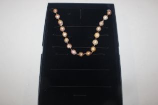 A Stauer boxed pearl necklace