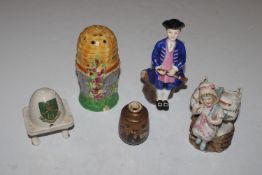 A box of china including a Royal Winton 