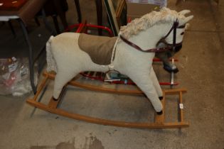 A vintage rocking horse