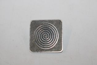 A Dellapina solid Sterling silver modernist pendan