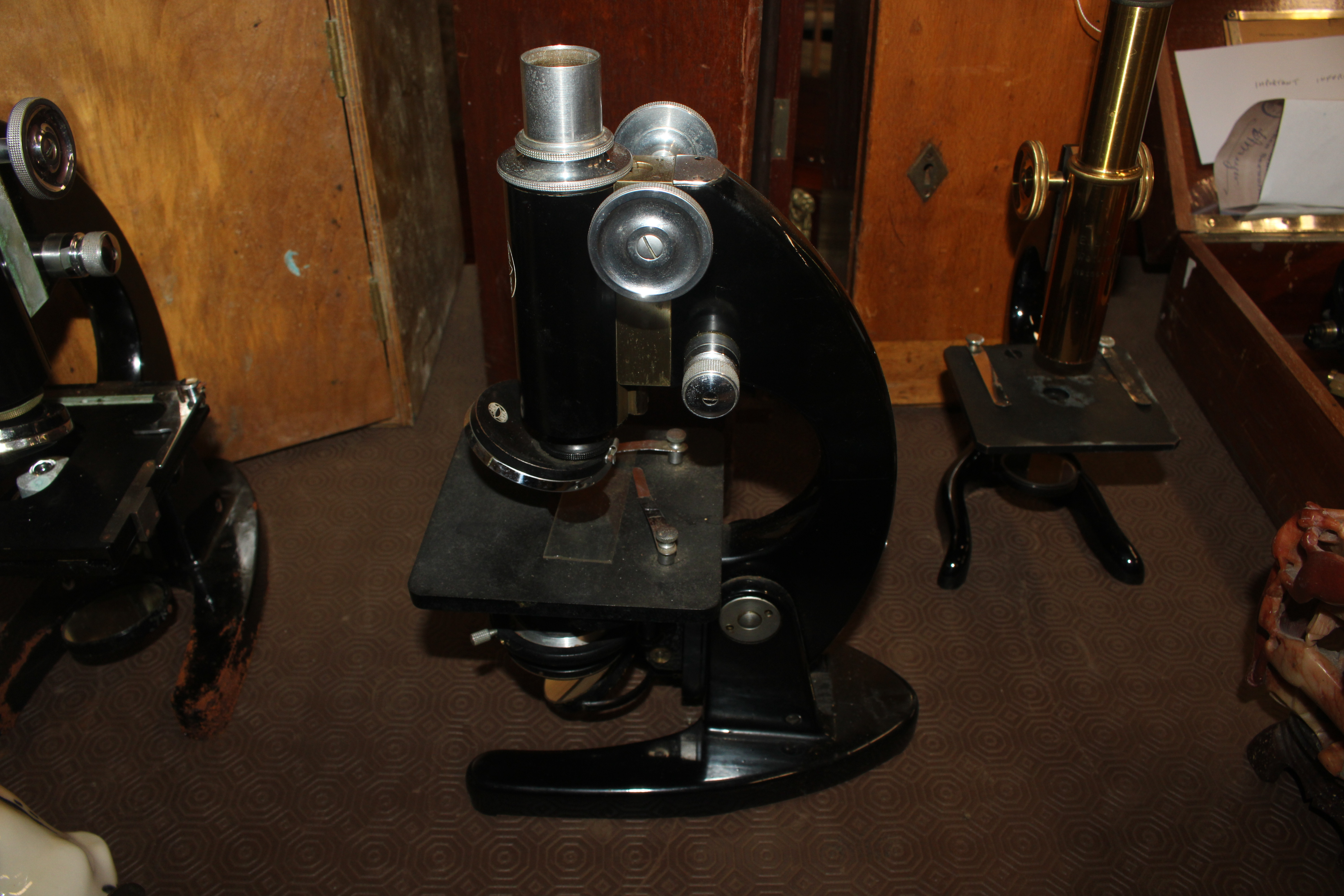 A C. Barker of London No. 34649 microscope with ca - Image 5 of 10