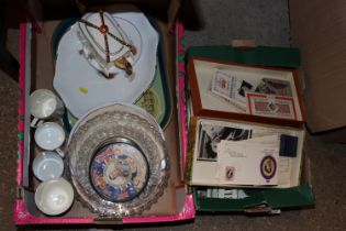 A box of miscellaneous Royal Commemorative china e