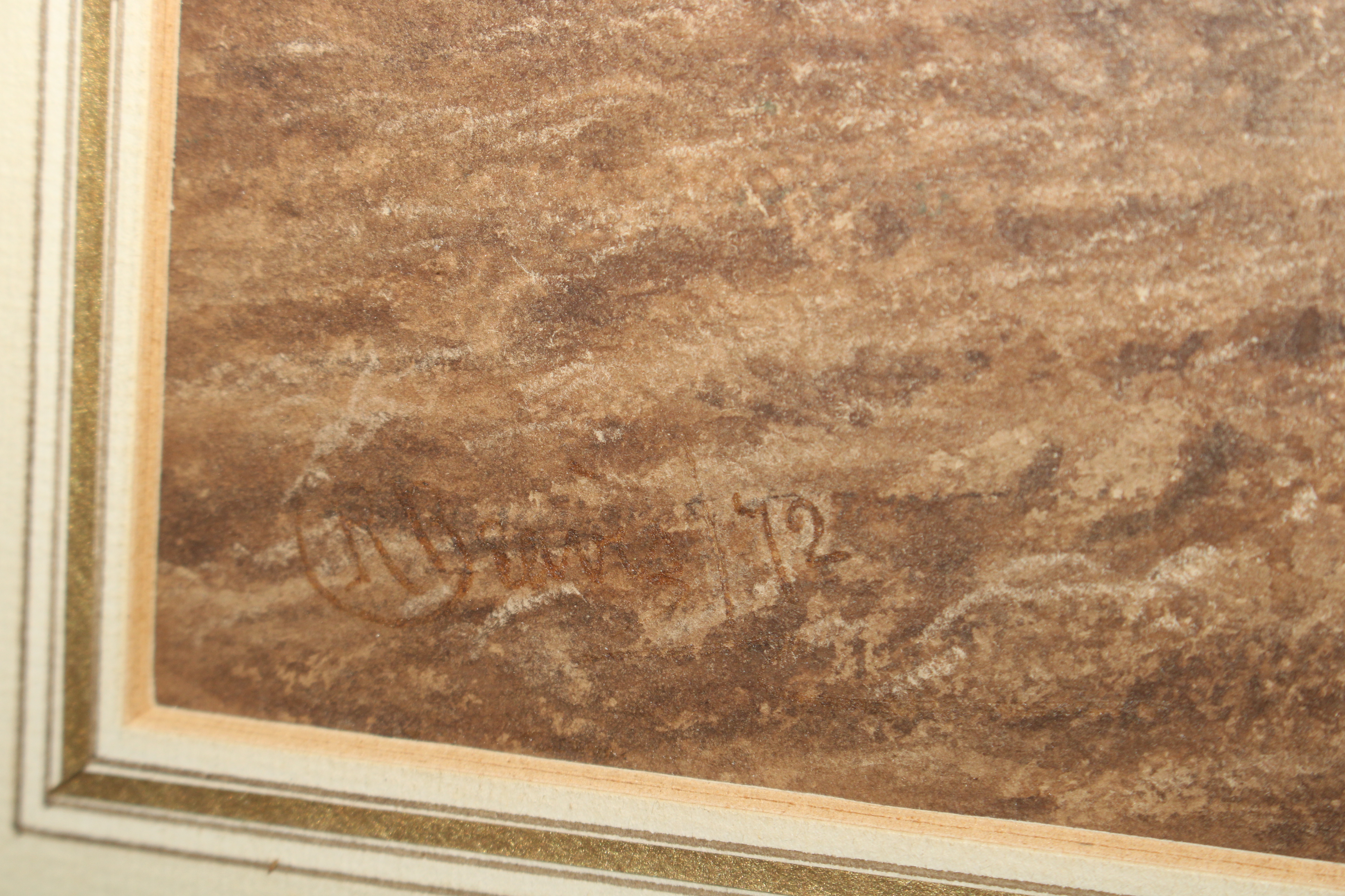 Richard Beavis, watercolour entitled "Oxen Ploughi - Image 3 of 3